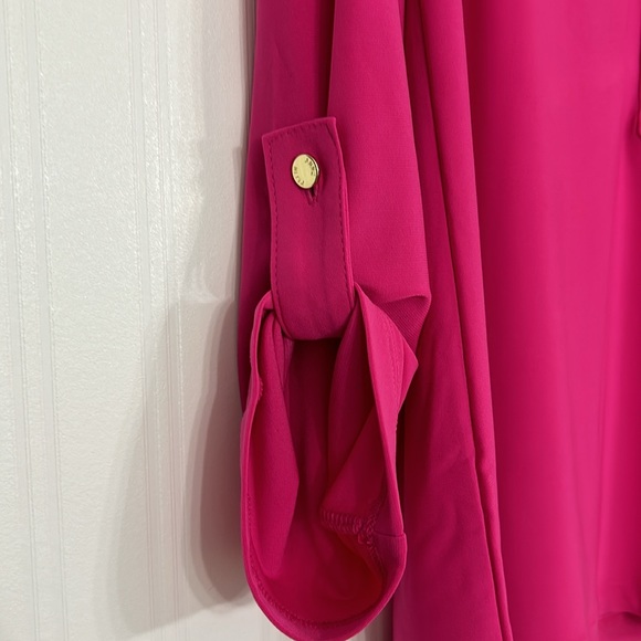 Fuchsia pink Anne Klein top - Picture 4 of 5
